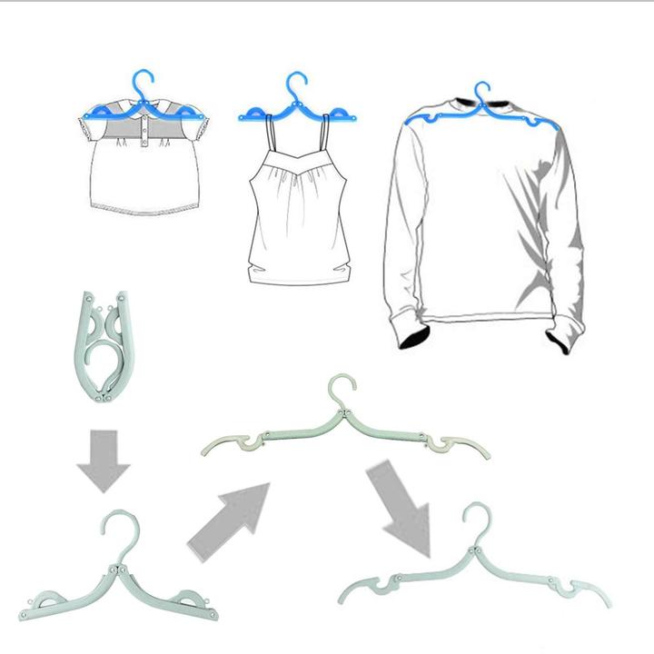 Retractable Portable Travel Hanger