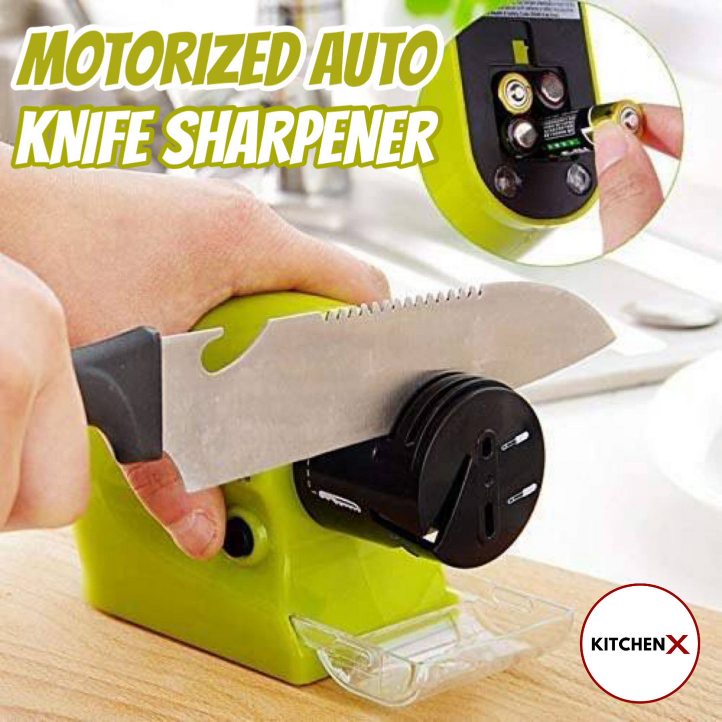 Automatic Motorized Knife & Blade Sharpener - (IMPORTED)