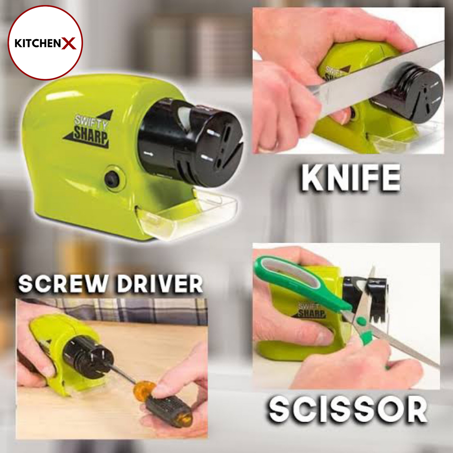 Automatic Motorized Knife & Blade Sharpener - (IMPORTED)