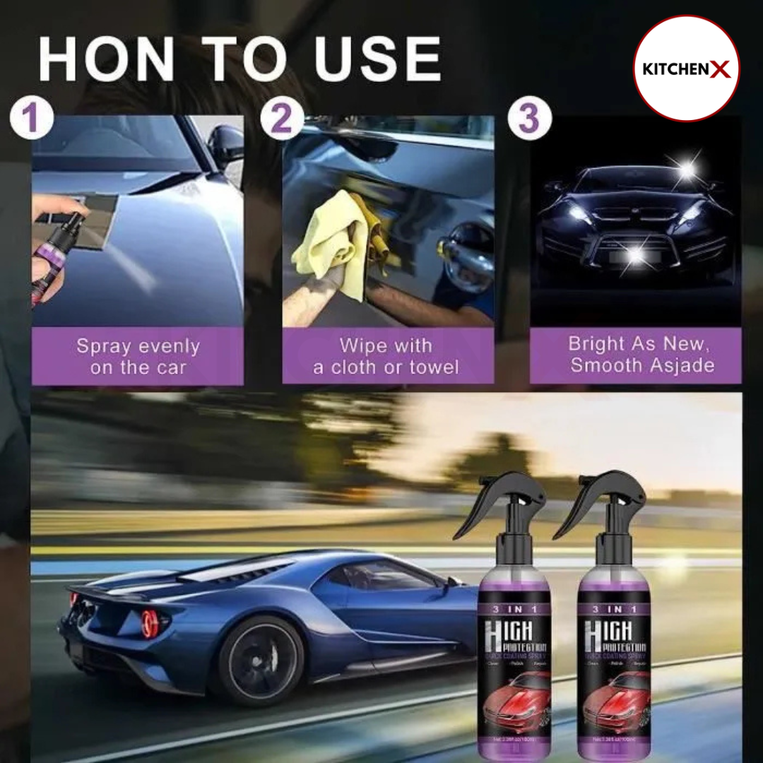 3 in 1 High Protection Car Coating Spray