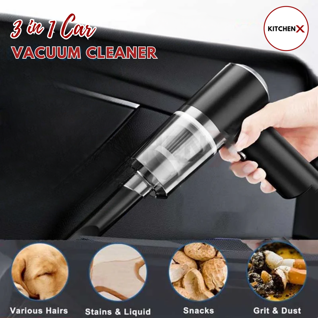 3 in 1 Car Vacuum Cleaner