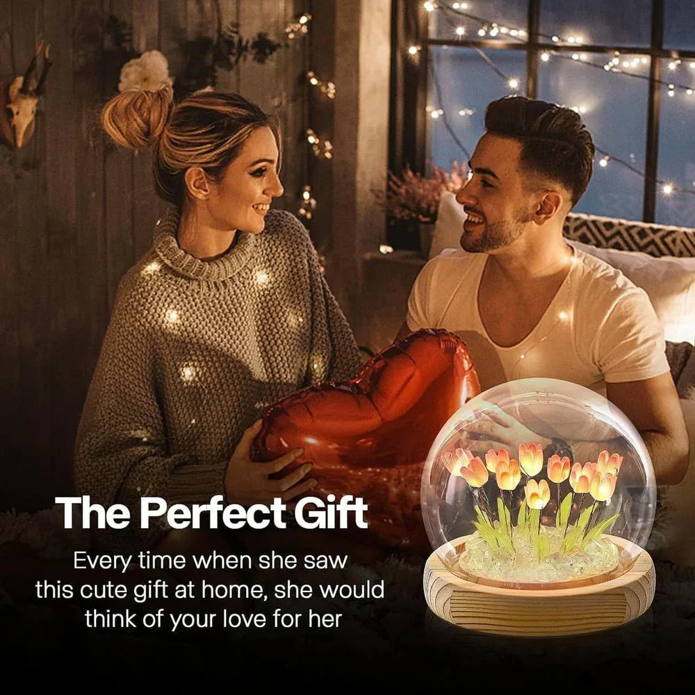 LED Acrylic Tulip Night Light DIY