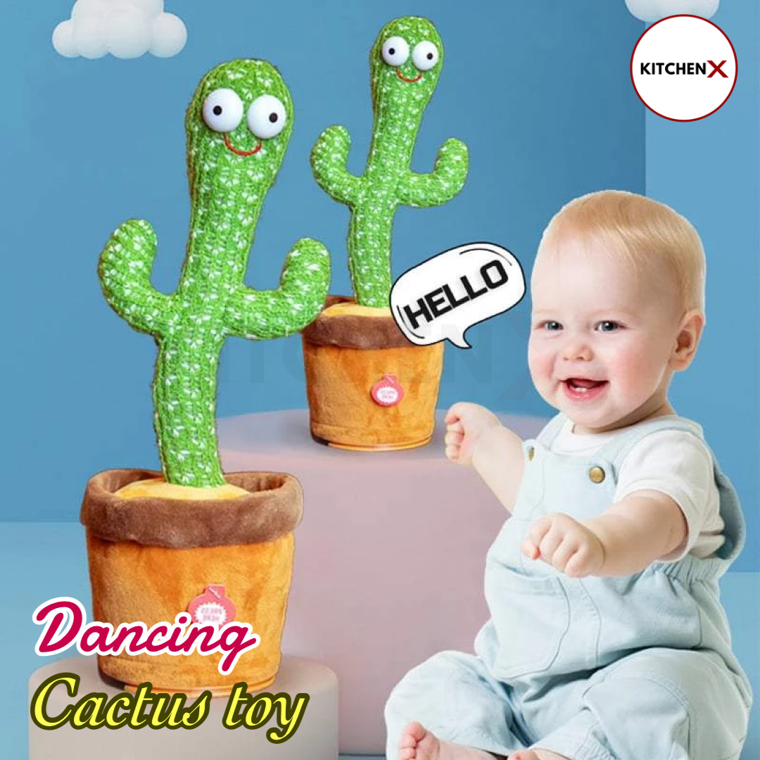 Dancing Cactus Toy with Music & Light