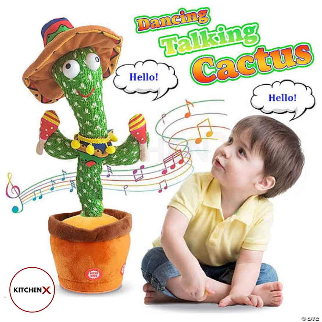 Dancing Cactus Toy with Music & Light