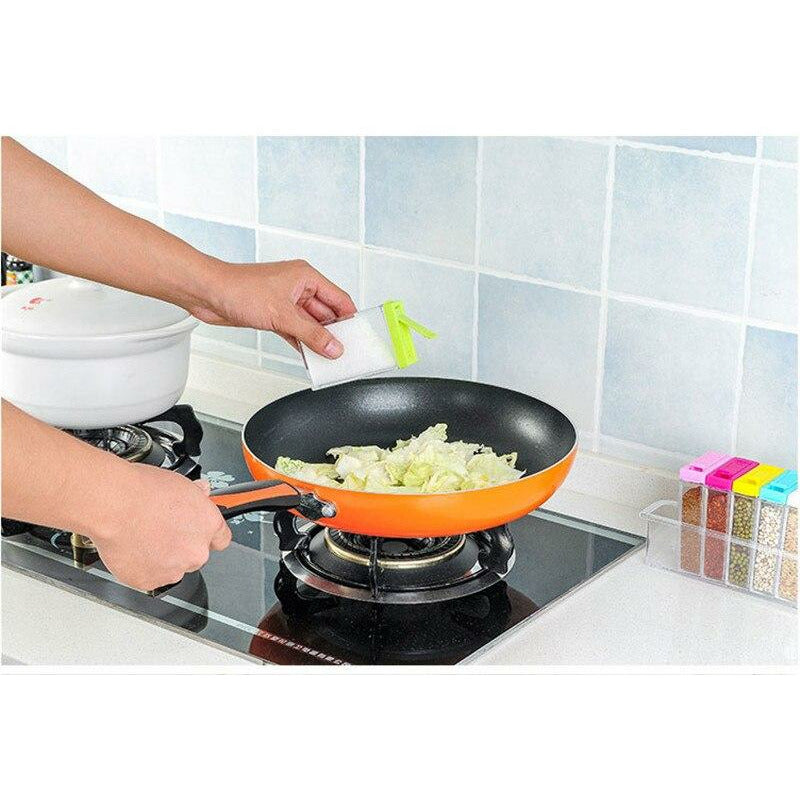 Plastic Multicolor Spice Rack 6 Lid Container Set