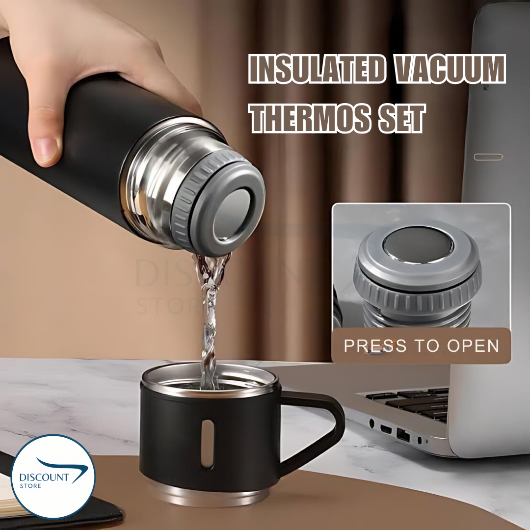 3 in 1 Hot & Cool Vacuum Flask Set - (FREE Delivery)