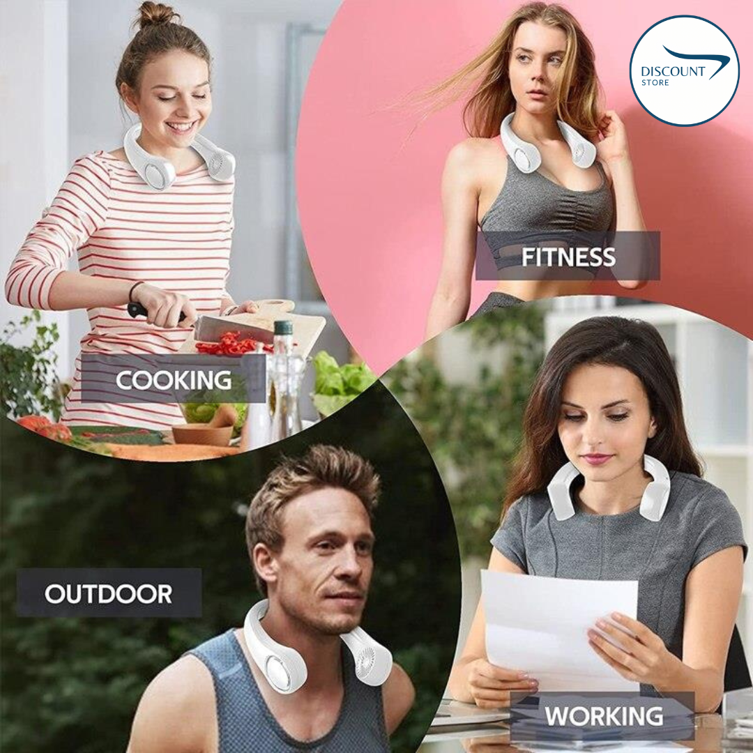 Portable Bladeless Hanging Neck Fan