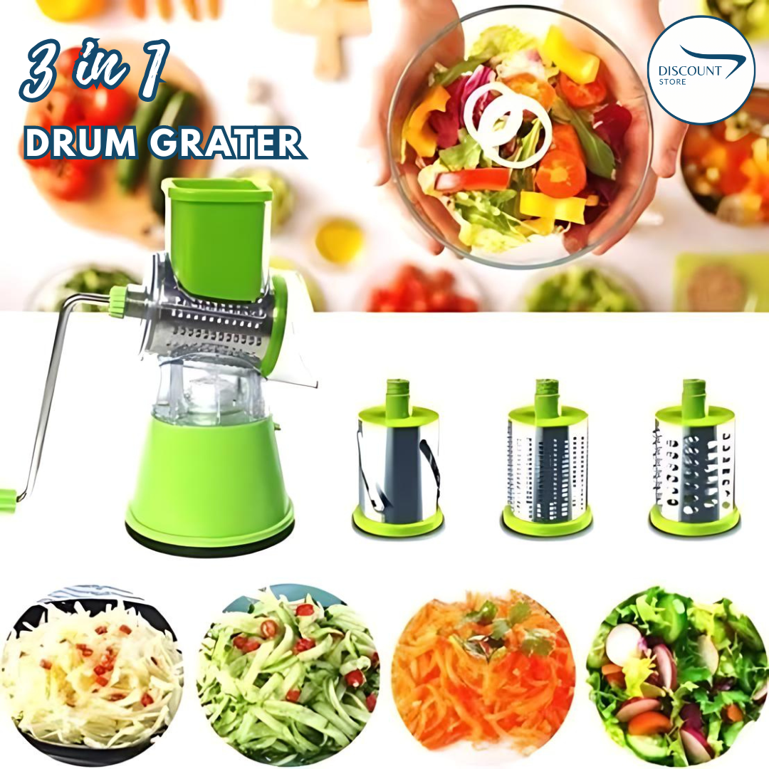 3 in 1 Drum Grater (FREE DELIVERY)