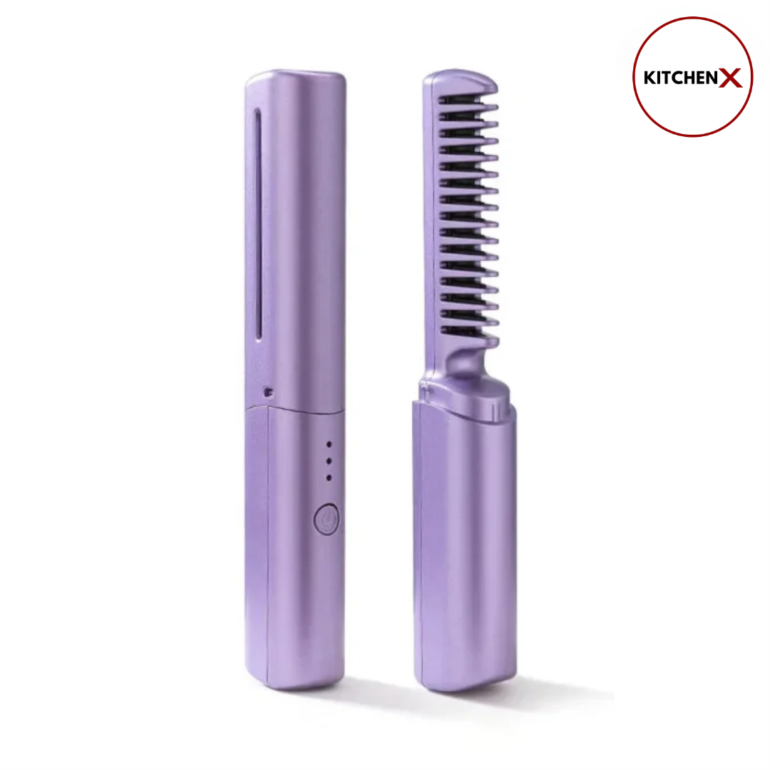 Wireless 2 in 1 Professional Hair Straightener Comb - (FREE Delivery)