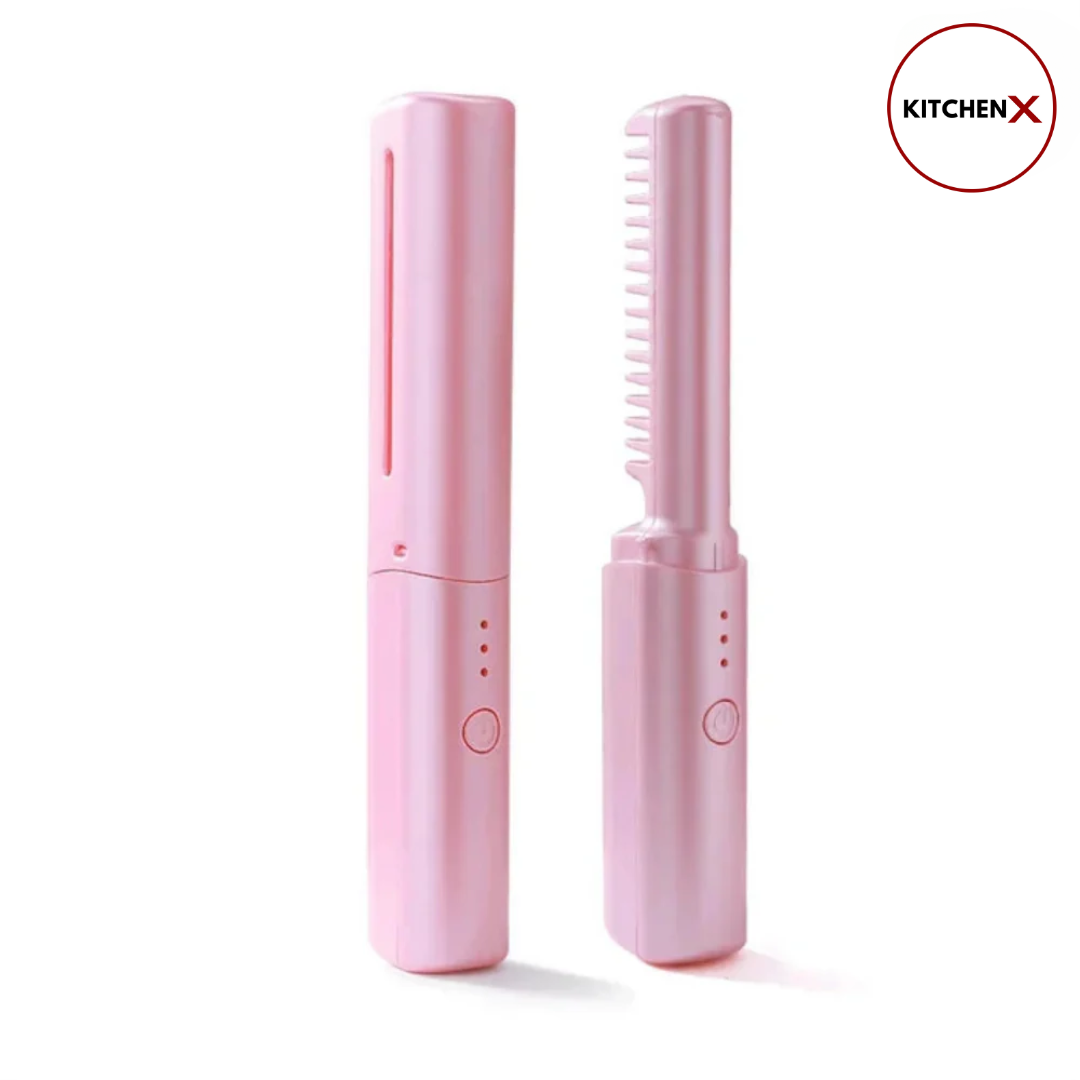 Wireless 2 in 1 Professional Hair Straightener Comb - (FREE Delivery)
