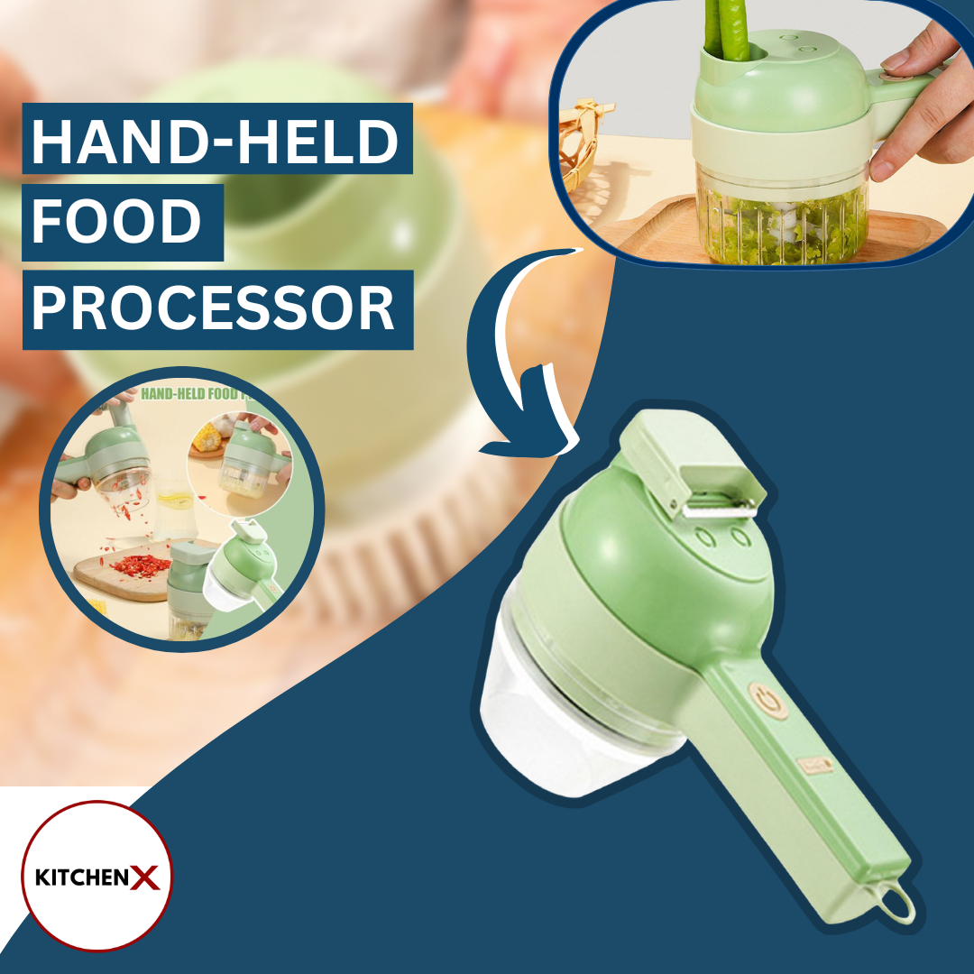 4 in 1 Handheld Electric Vegetable Cutter (IMPORTED)
