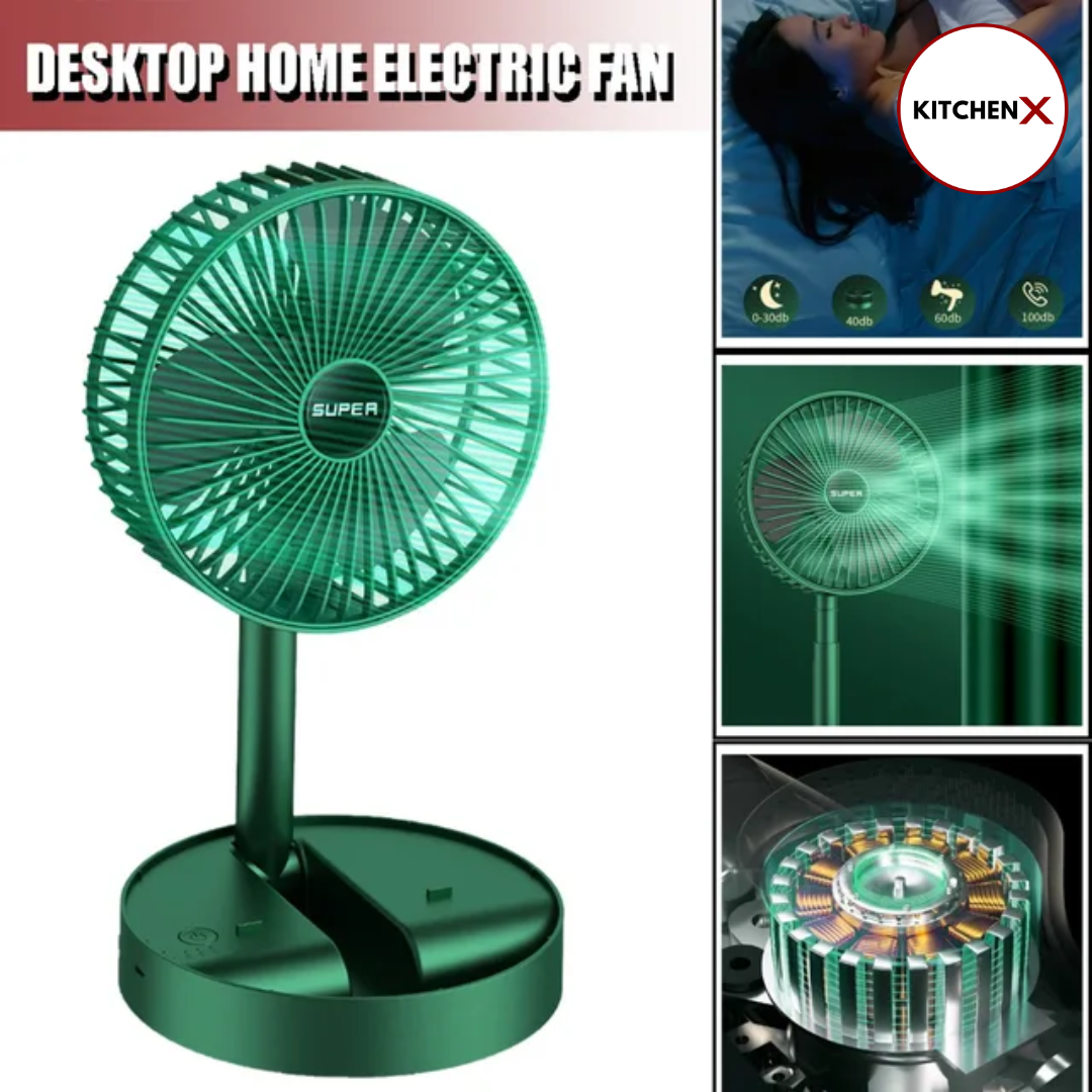 Portable Telescopic Folding Fan