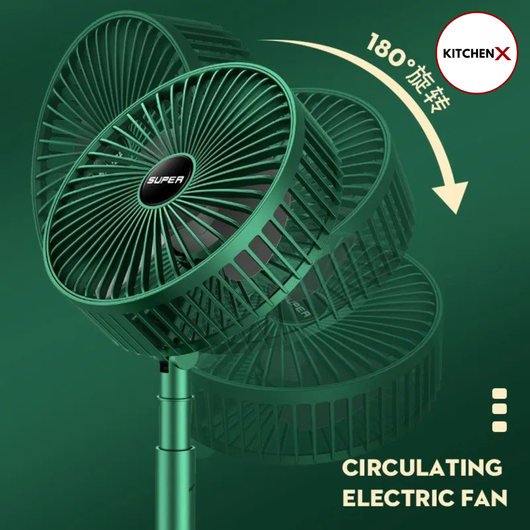 Portable Telescopic Folding Fan
