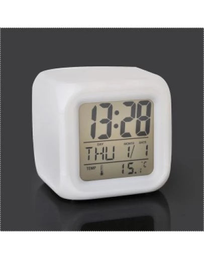 Colorful alarm clock LED
