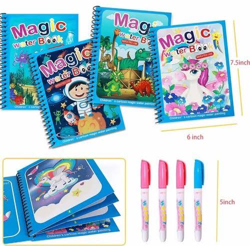 Magic Water Colouring Book