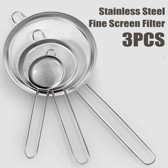 3pcs Tea Strainer Set