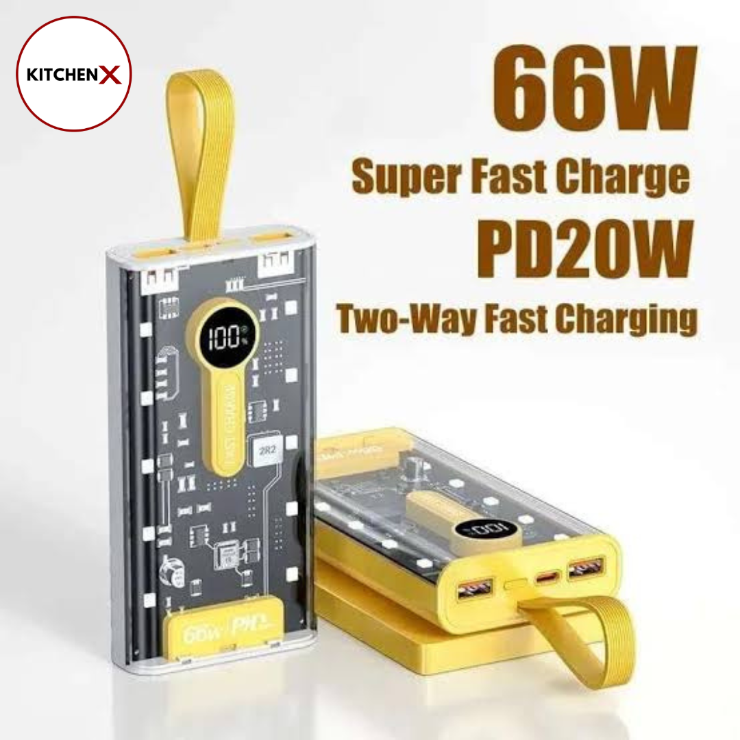 66W Super Fast 20000 mAh Powerbank