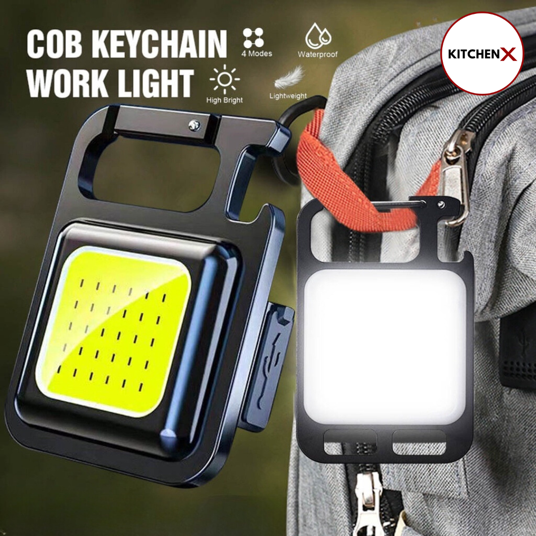 Multifunctional Keychain Rechargeable LED Light - (IMPORTED)