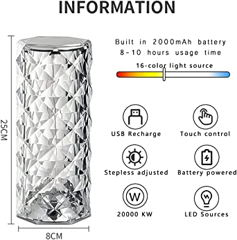 LED Crystal Lamp