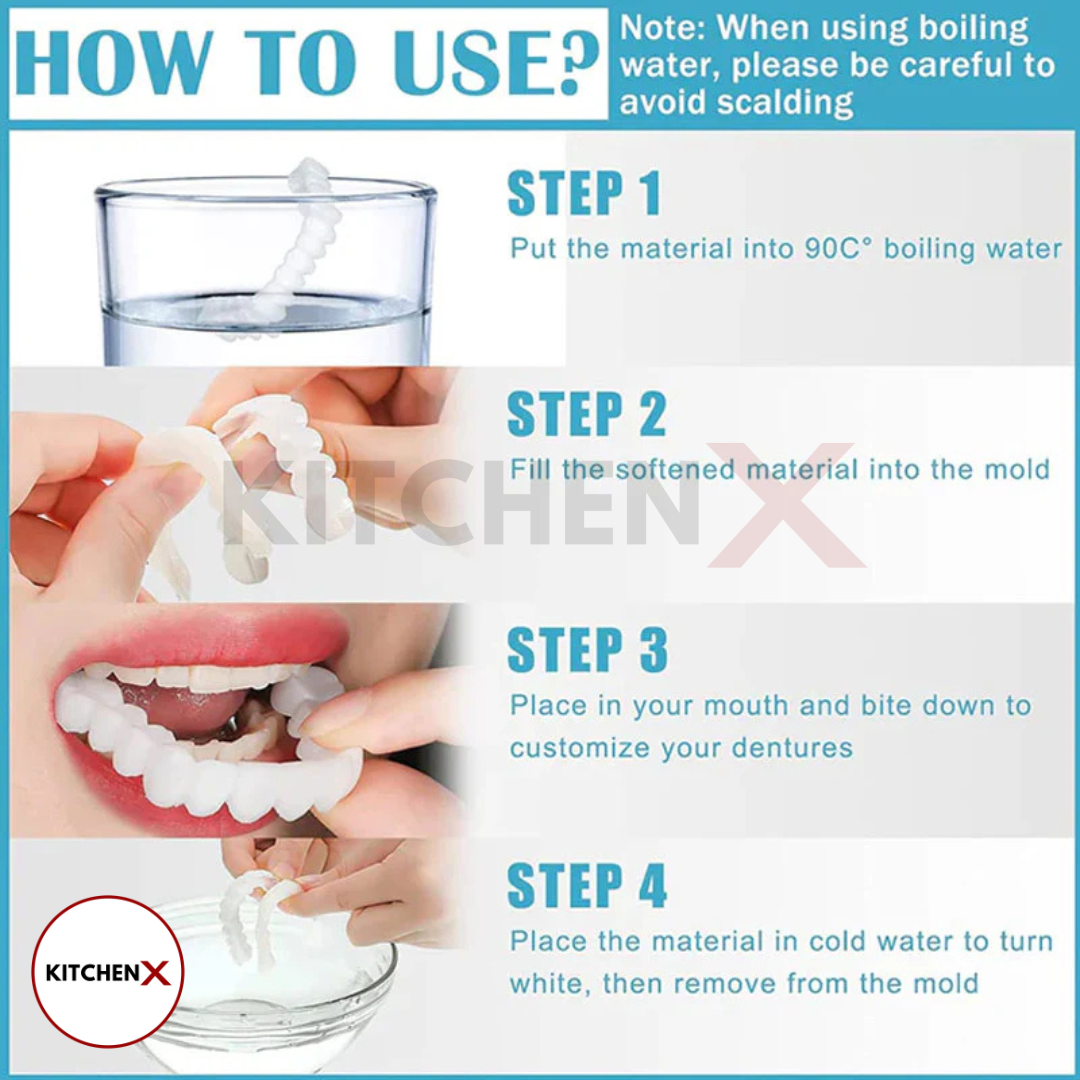Snap on Smile Teeth Veneer Braces