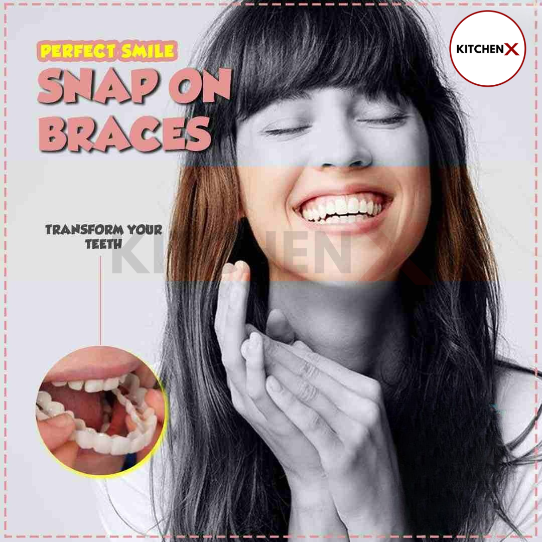 Snap on Smile Teeth Veneer Braces