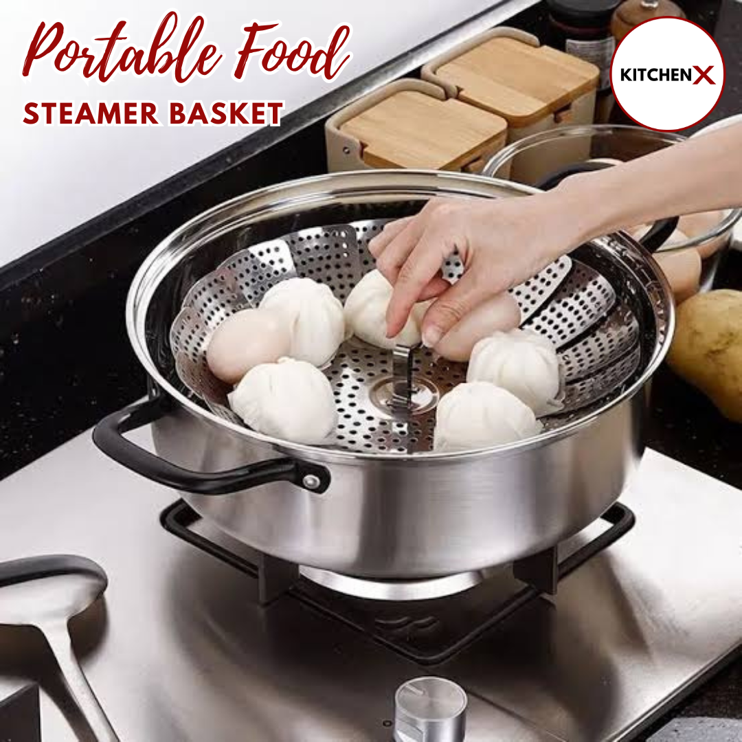 Stainless Steel Folding Steamer Basket