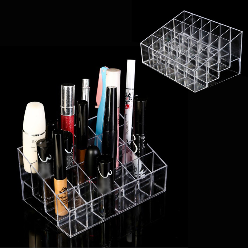 24 Grid Acrylic Lipstick/Cosmetic Organiser - (HIGH Quality)