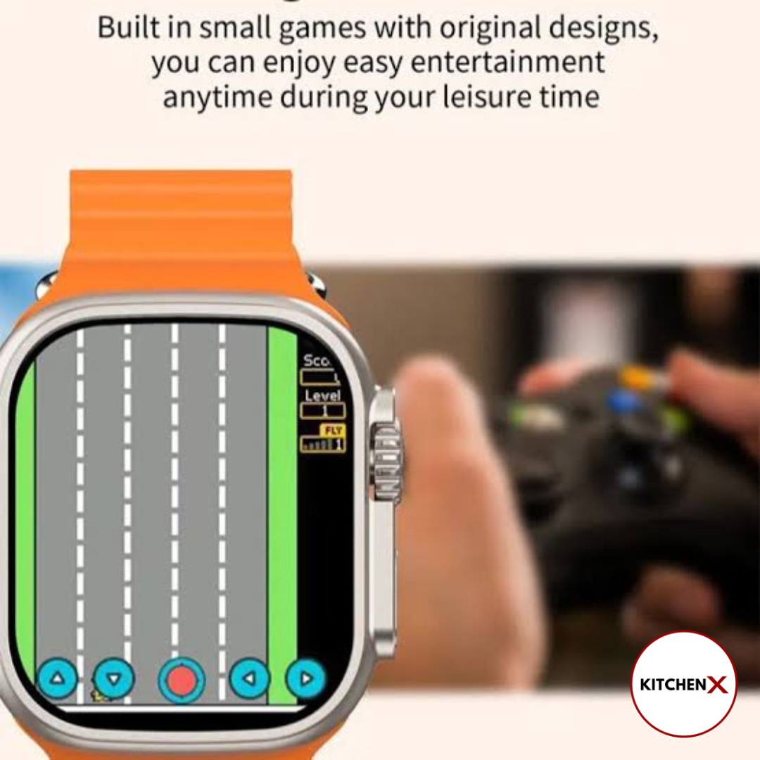 I20 Ultra Watch Max Suit Smart Watch + Earbuds (10 in 1 Set)